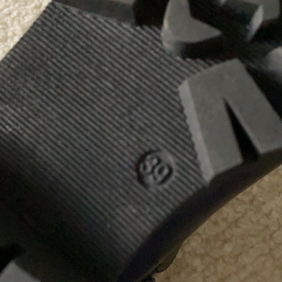 Black leather motorcycle boots with gun metal studs and buckles classic boot - Picture 7 of 9